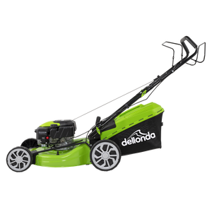 Dellonda Self-Propelled Petrol Lawnmower Grass Cutter with Height Adjustment & Grass Bag 170cc 20"/51cm 4-Stroke Engine