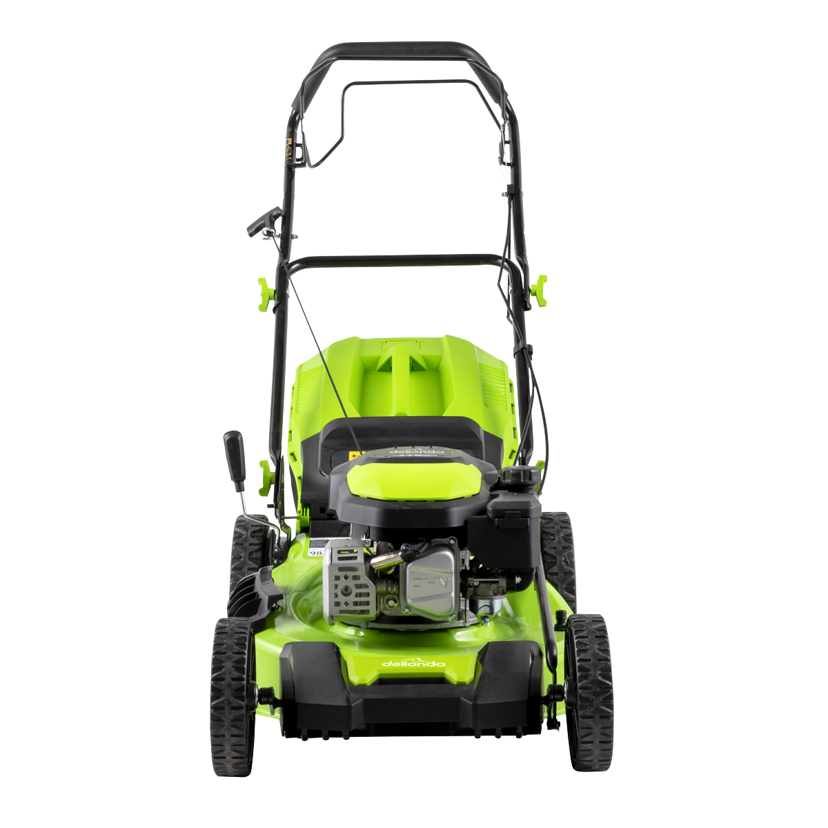 Dellonda Self-Propelled Petrol Lawnmower Grass Cutter with Height Adjustment & Grass Bag 170cc 20"/51cm 4-Stroke Engine