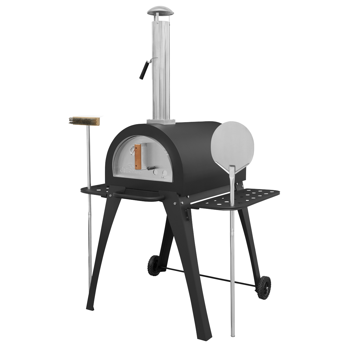 Dellonda Outdoor Wood-Fired Pizza Oven & Smoker