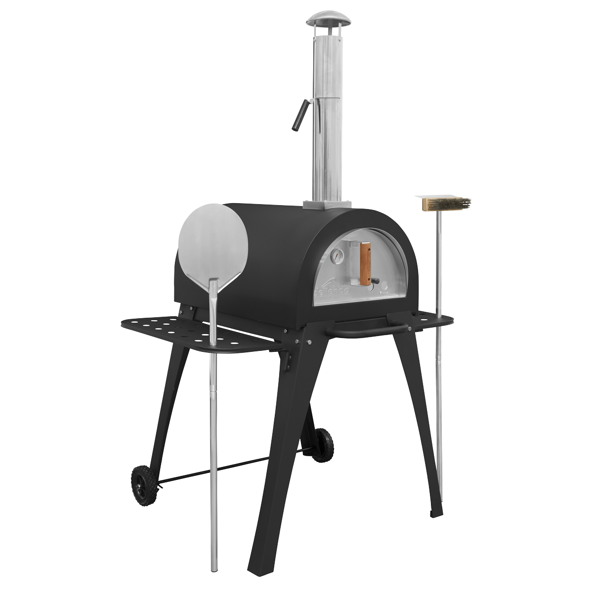 Dellonda Outdoor Wood-Fired Pizza Oven & Smoker