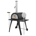 Dellonda Outdoor Wood-Fired Pizza Oven & Smoker