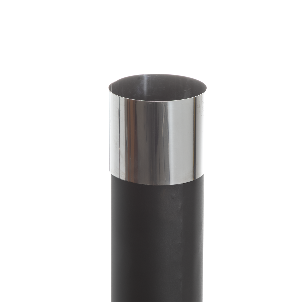 Dellonda Conical Outdoor Chiminea, Black Steel (DG109)