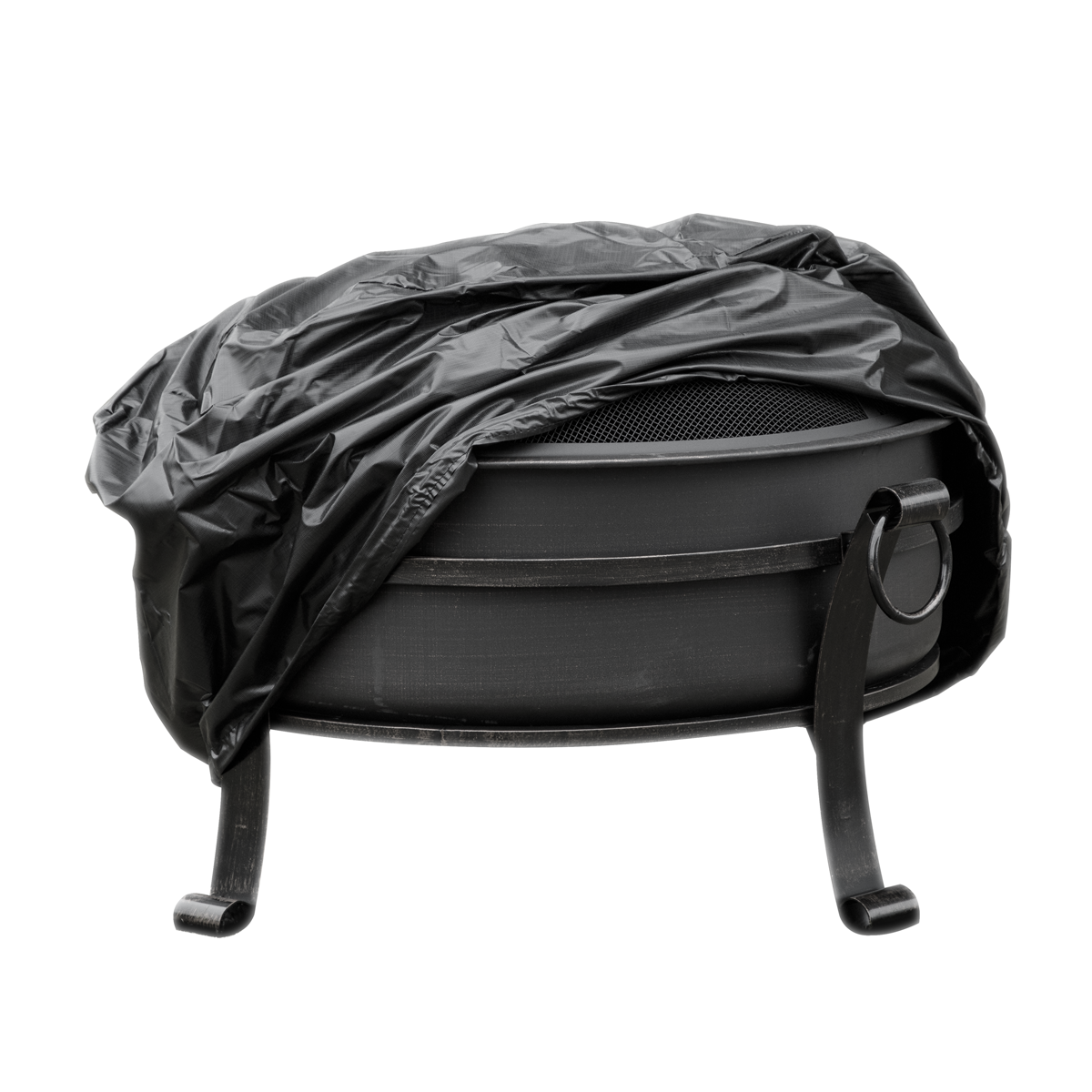 Dellonda PVC Water-Resistant Fire Pit Cover for DG42, Black (DG118)
