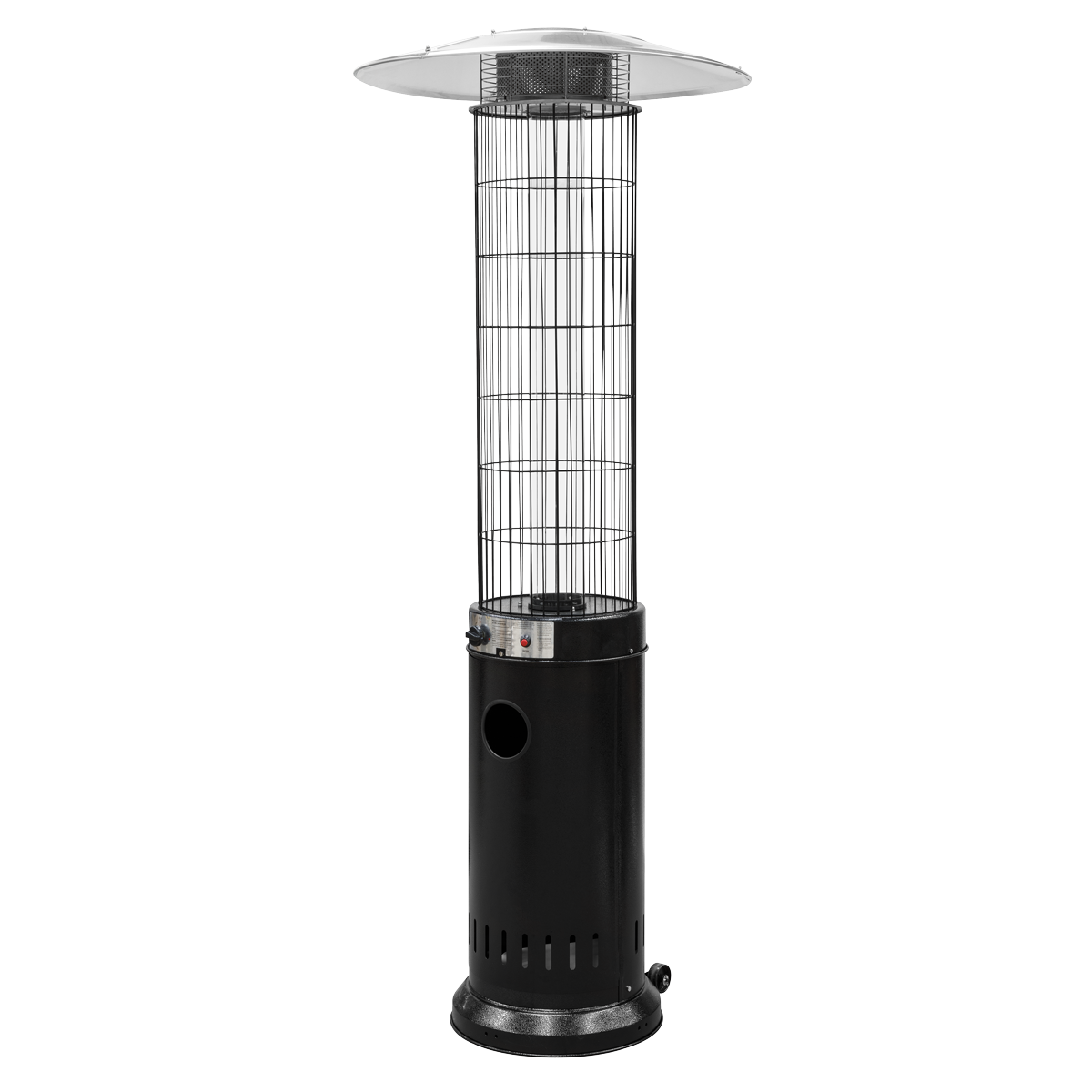 Dellonda Gas Patio Heater 13kW for Commercial & Domestic Use, Black