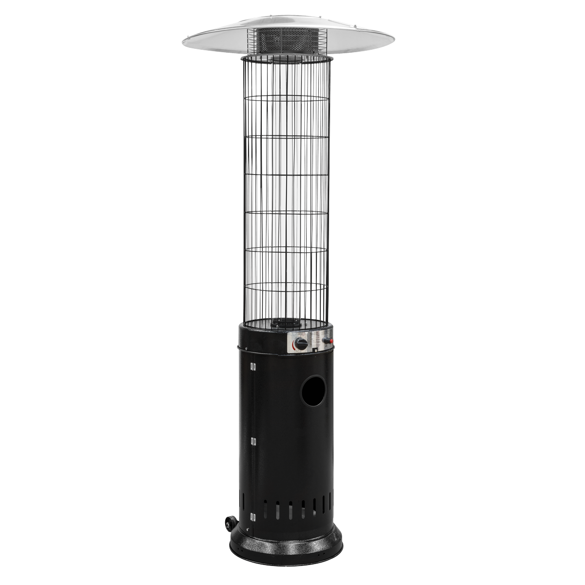 Dellonda Gas Patio Heater 13kW for Commercial & Domestic Use, Black