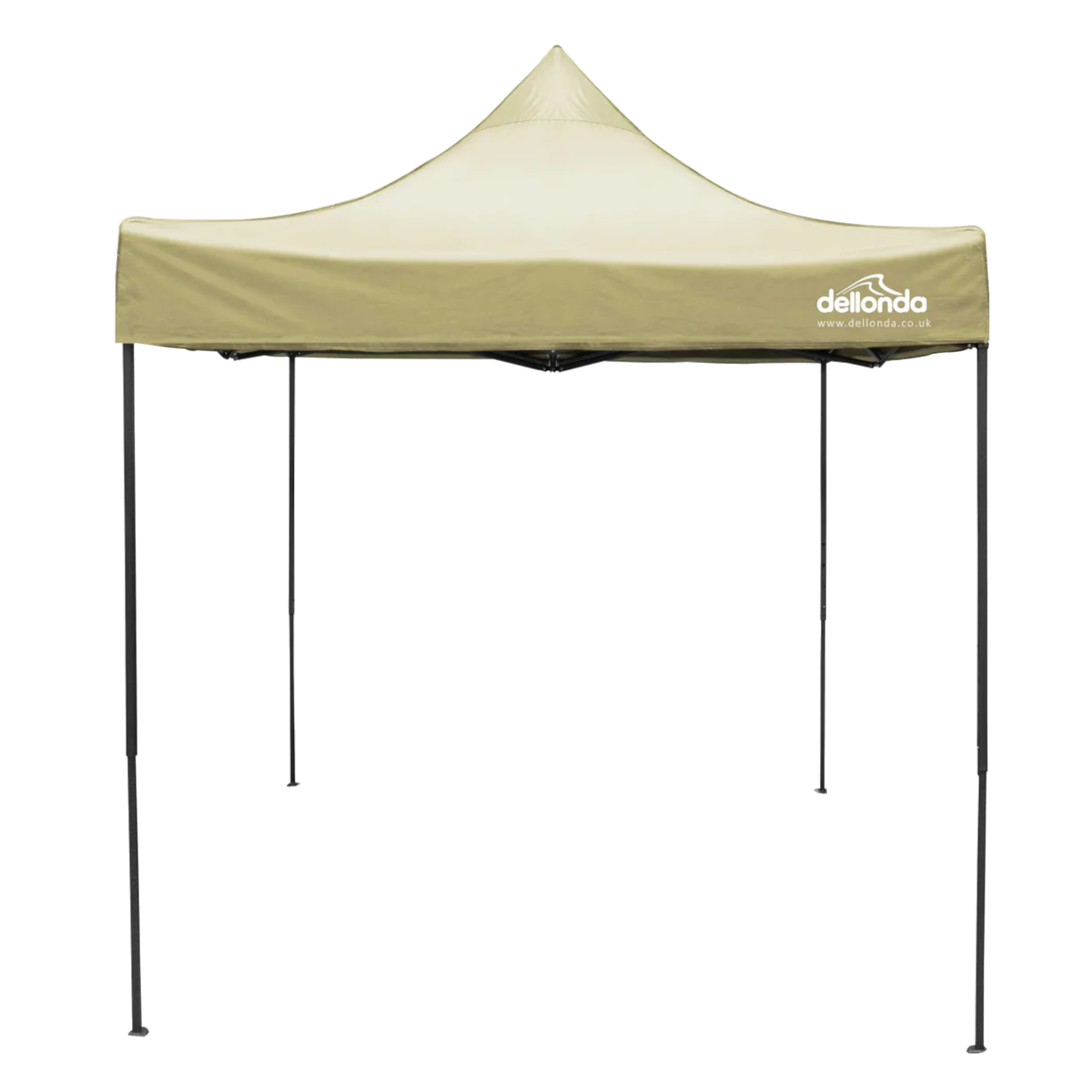 Dellonda Premium Pop-Up Gazebo, Water Resistant, 2x2m, Beige (DG126)