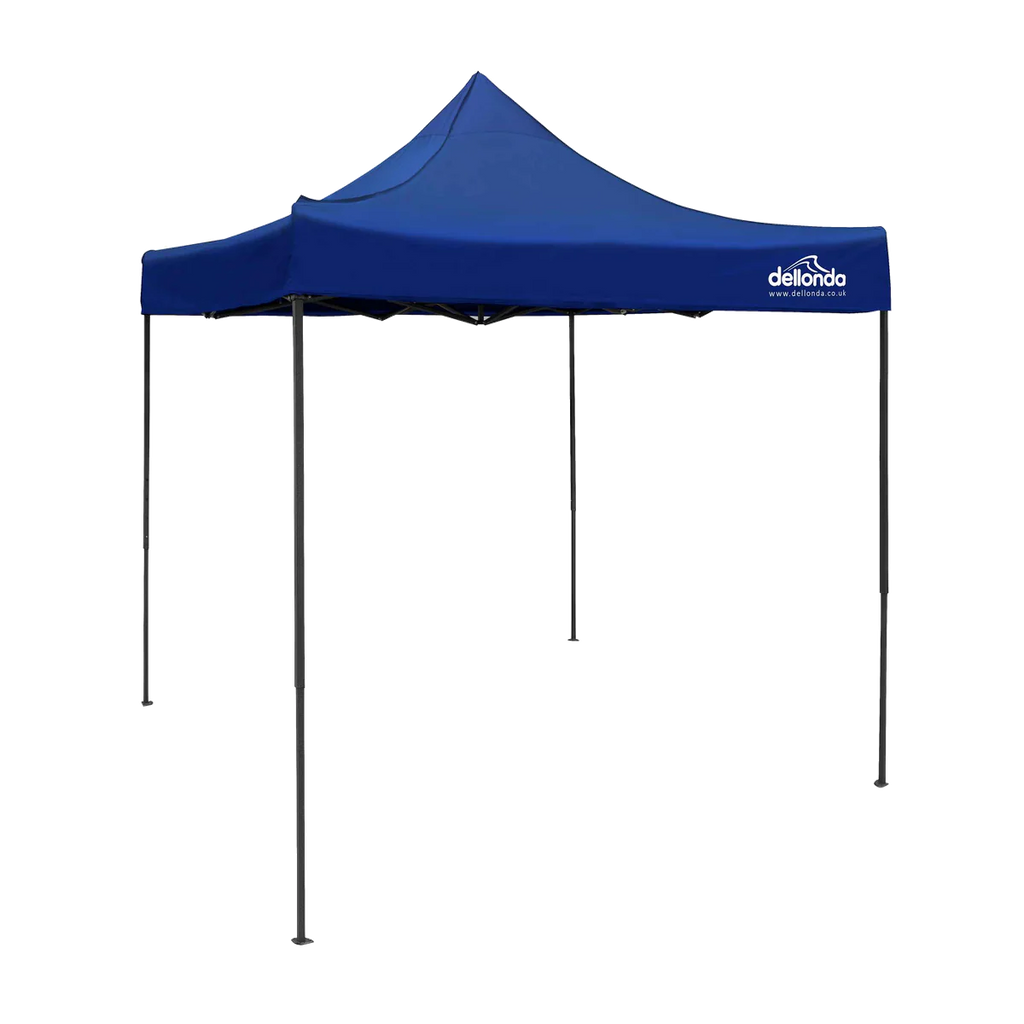 Dellonda Premium Pop-Up Gazebo, Water Resistant, 2x2m, Blue (DG127) (Factory Refurbished A)