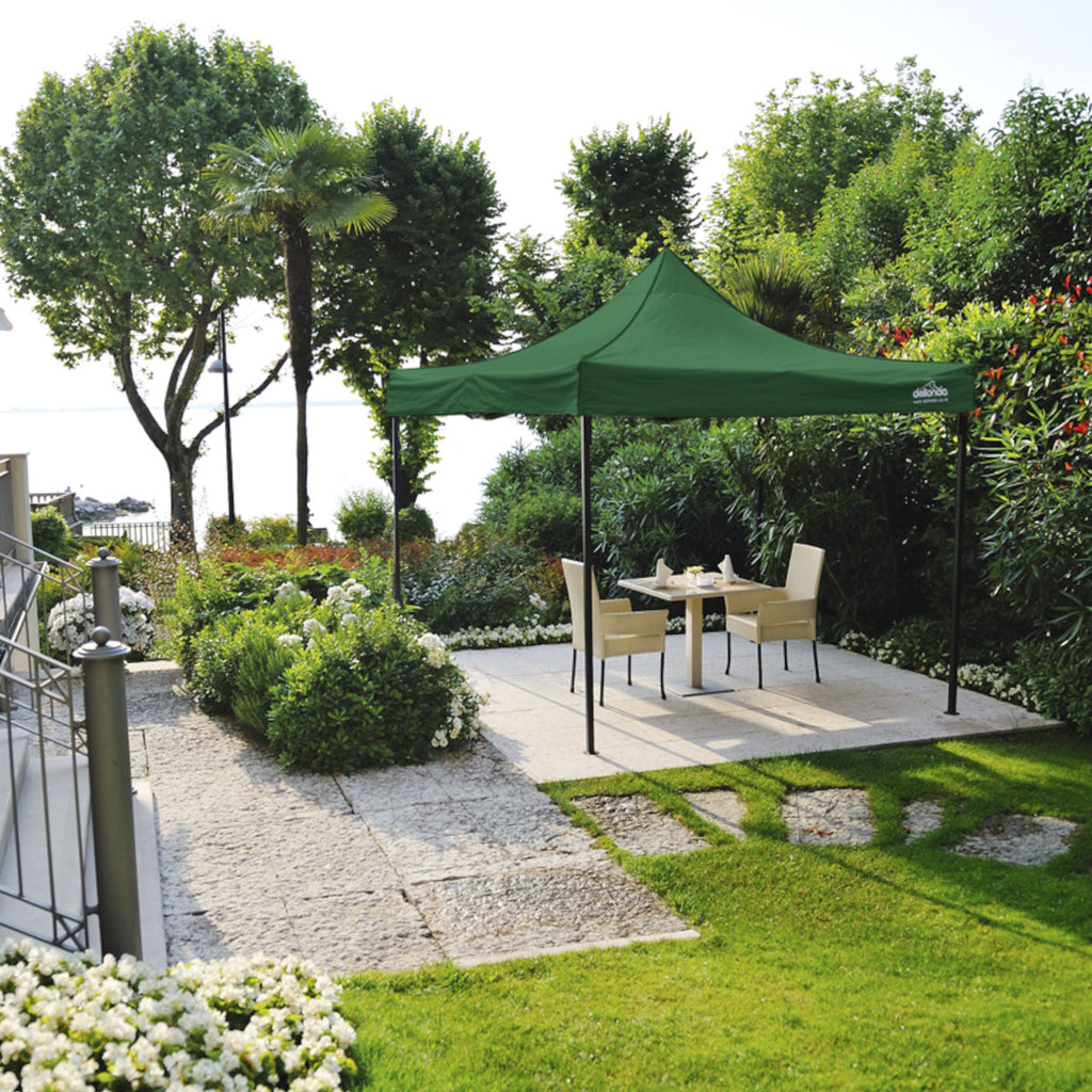 Dellonda Premium Pop-Up Gazebo, Water Resistant, 2x2m, Green (DG128)