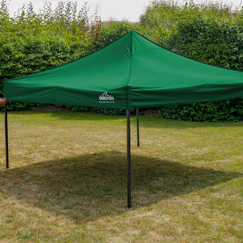 Dellonda Premium Pop-Up Gazebo, Water Resistant, 2x2m, Green (DG128)
