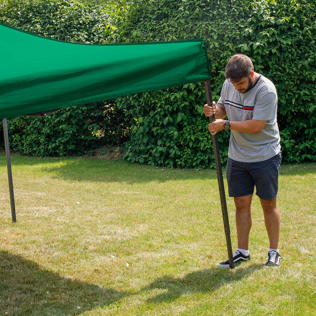 Dellonda Premium Pop-Up Gazebo, Water Resistant, 2x2m, Green (DG128)