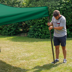 Dellonda DG128 DG132 DG136 DG140 DG174 Premium Pop Up Gazebo, Outdoor Garden Water Resistant Cover, Green
