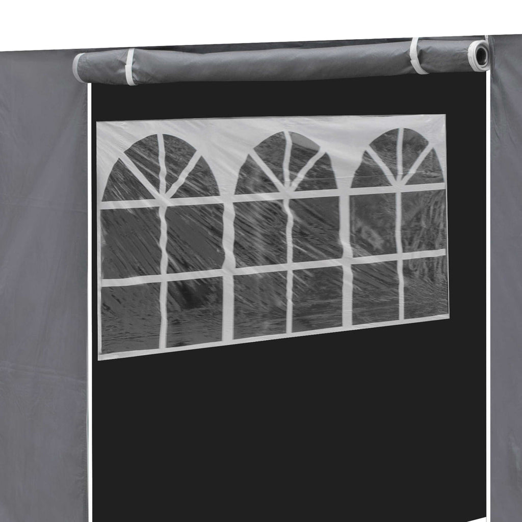 Dellonda Premium Gazebo Side Walls/Doors/Windows, 3x3m, Grey (DG149) (Factory Refurbished A)