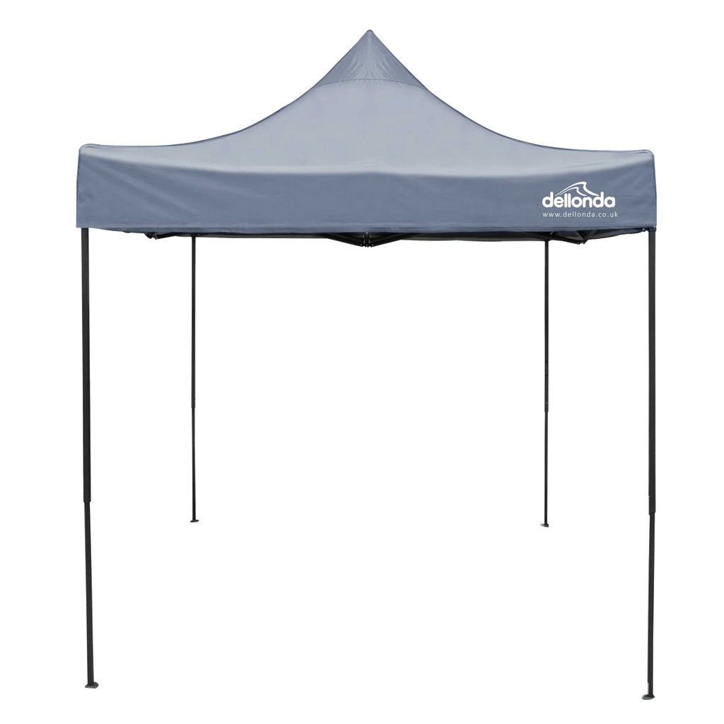 Dellonda Premium Pop-Up Gazebo, Water Resistant, 2x2m, Grey (DG129) (Factory Refurbished A)