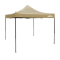 Dellonda Premium Pop-Up Gazebo, Water Resistant, 3x3m, Beige (DG130)