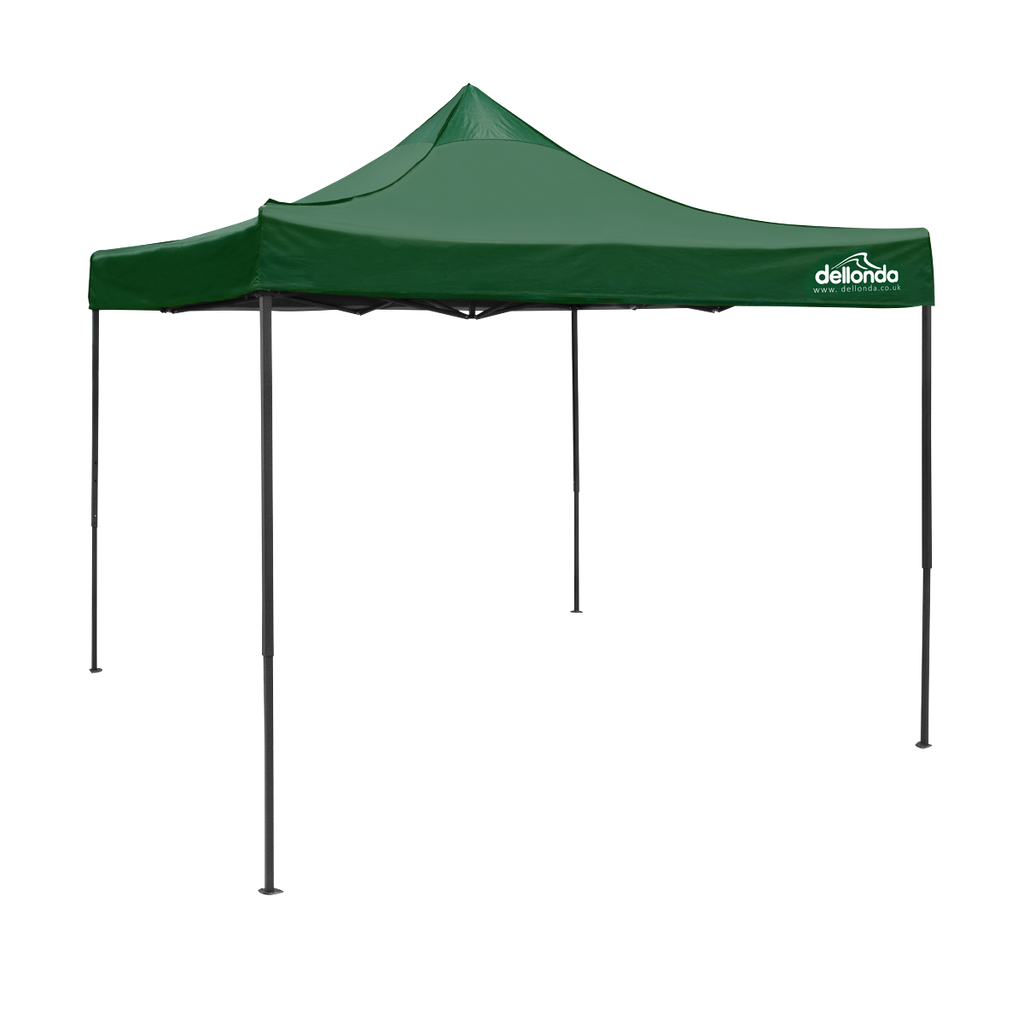 Dellonda Premium Pop-Up Gazebo, Water Resistant, 3x3m, Green (DG132)