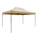 Dellonda Premium Pop-Up Gazebo, Water Resistant, 3x4.5m, Beige (DG134)