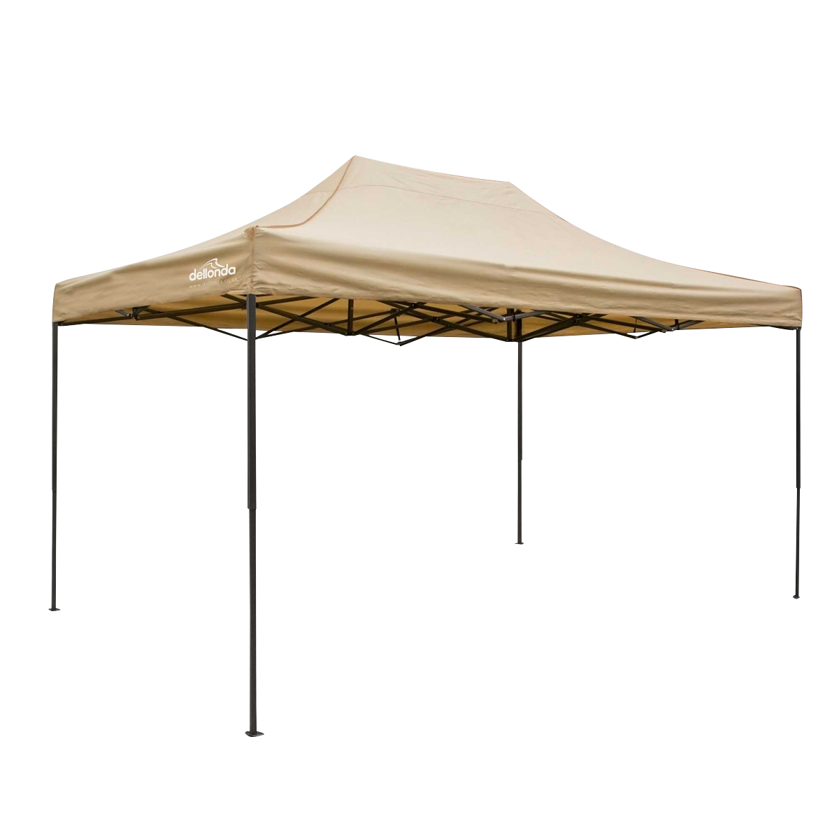 Dellonda Premium Pop-Up Gazebo, Water Resistant, 3x4.5m, Beige (DG134) (Factory Refurbished B)