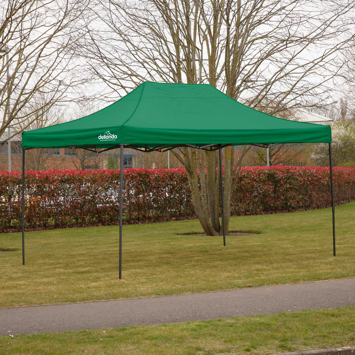 Dellonda Premium Pop-Up Gazebo, Water Resistant, 3x4.5m, Green (DG136) (Factory Refurbished B)