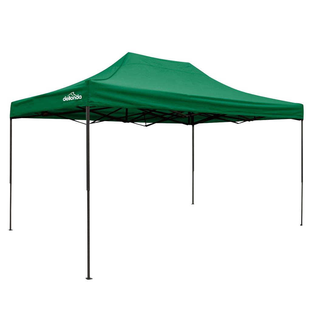 Dellonda Premium Pop-Up Gazebo, Water Resistant, 3x4.5m, Green (DG136) (Factory Refurbished B)