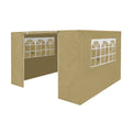 Dellonda Premium Gazebo Side Walls/Doors/Windows, 2x2m, Beige (DG142)