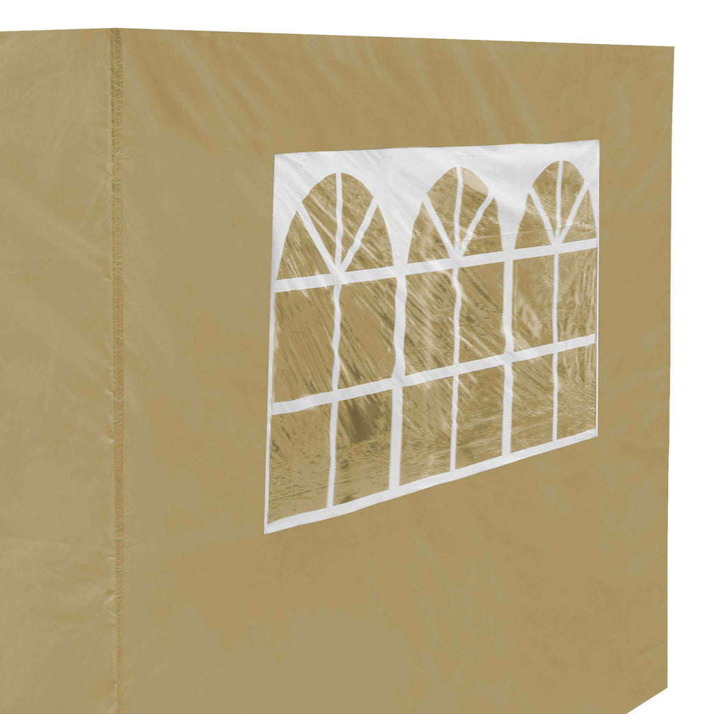 Dellonda Premium Gazebo Side Walls/Doors/Windows, 2x2m, Beige (DG142)