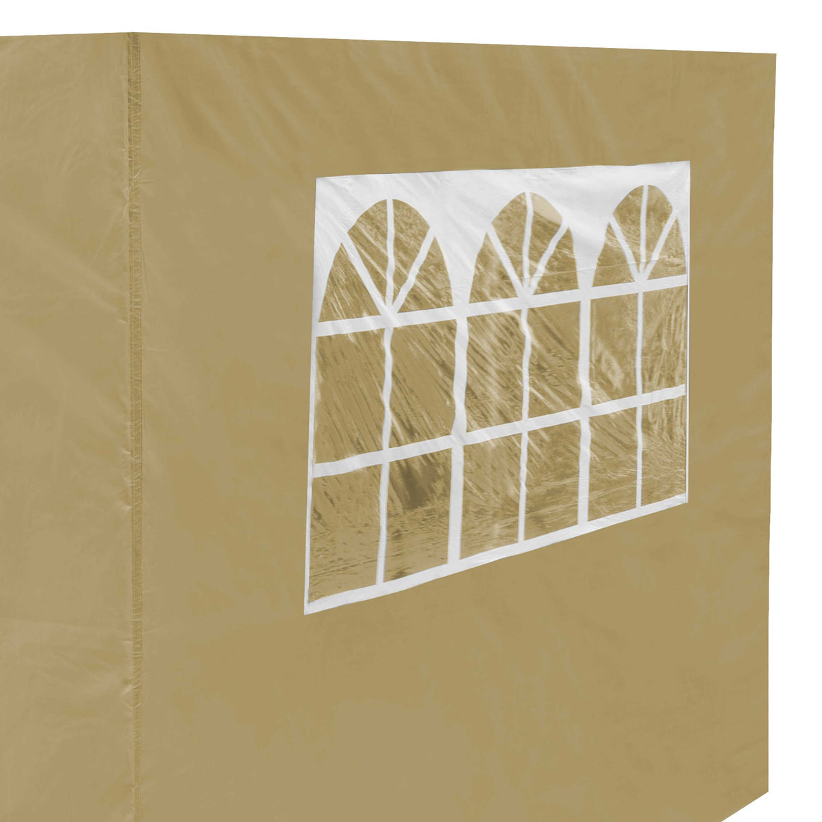 Dellonda Premium Gazebo Side Walls/Doors/Windows, 2x2m, Beige (DG142)