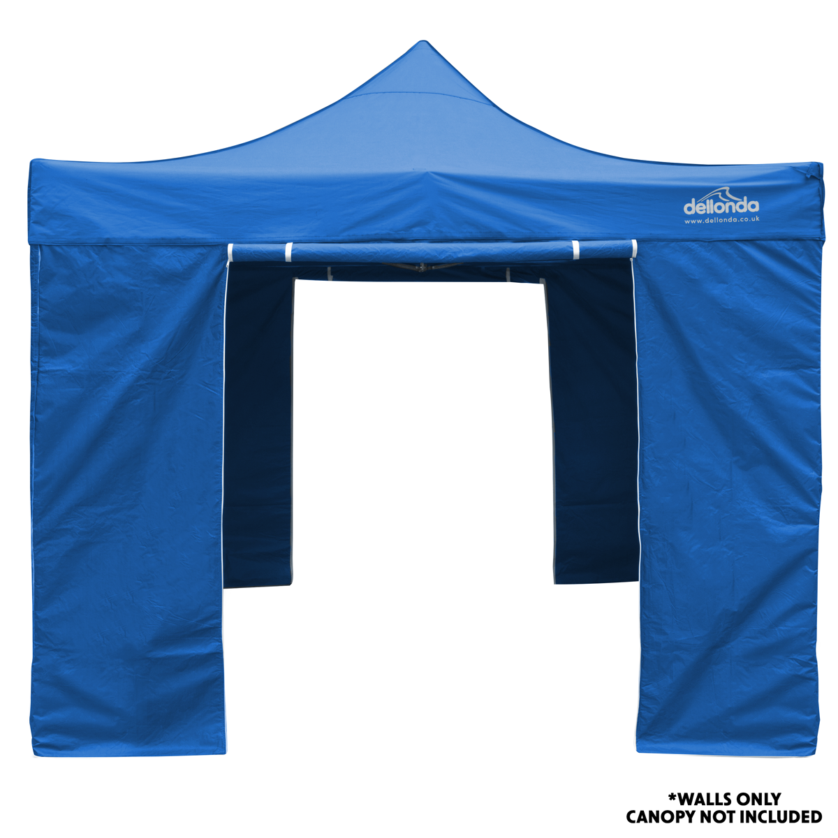 Dellonda Premium Gazebo Side Walls/Doors/Windows, 2x2m, Blue (DG143) (Factory Refurbished A)