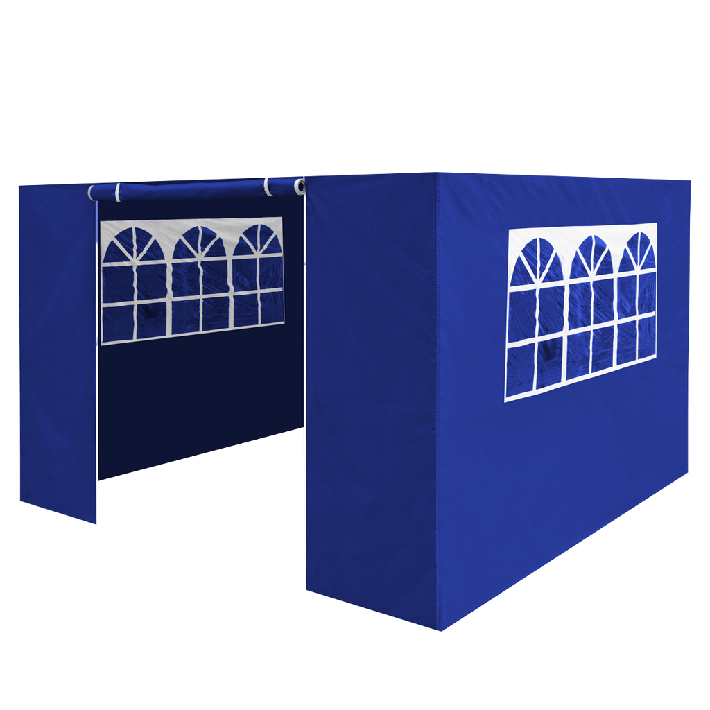 Dellonda Premium Gazebo Side Walls/Doors/Windows, 2x2m, Blue (DG143) (Factory Refurbished A)