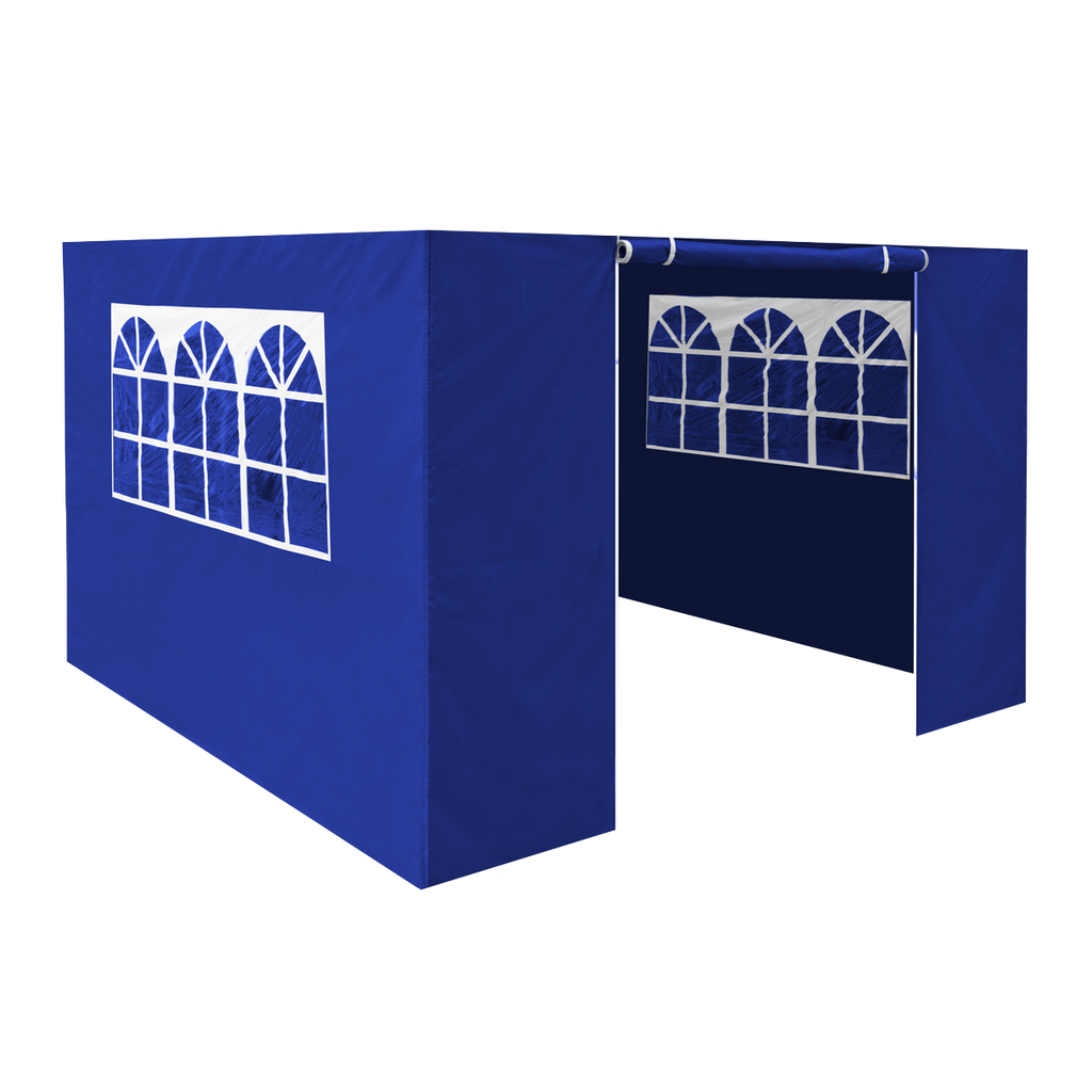 Dellonda Premium Gazebo Side Walls/Doors/Windows, 2x2m, Blue (DG143) (Factory Refurbished A)
