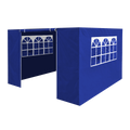 Dellonda Premium Gazebo Side Walls/Doors/Windows, 3x3m, Blue (DG147) (Factory Refurbished A)