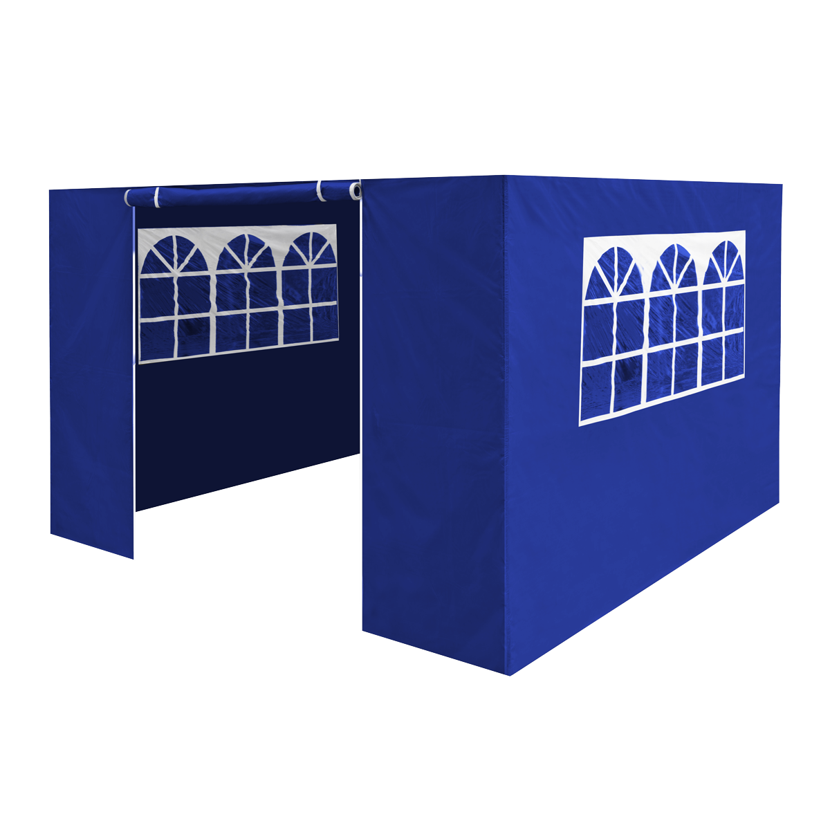 Dellonda Premium Gazebo Side Walls/Doors/Windows, 3x3m, Blue (DG147) (Factory Refurbished A)
