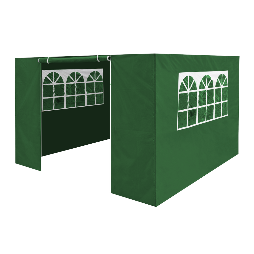 Dellonda Premium Gazebo Side Walls 3x3m Green
