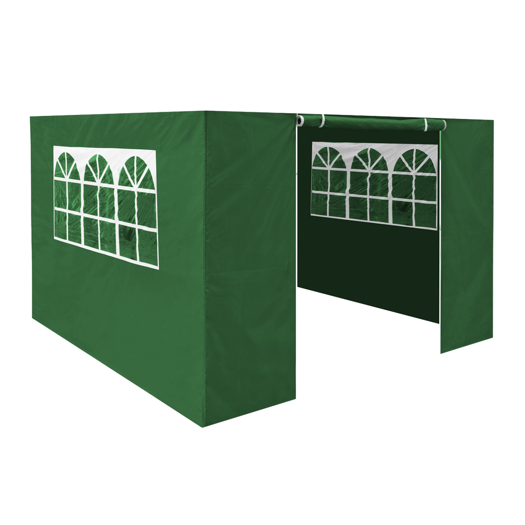 Dellonda Premium Gazebo Side Walls 3x3m Green