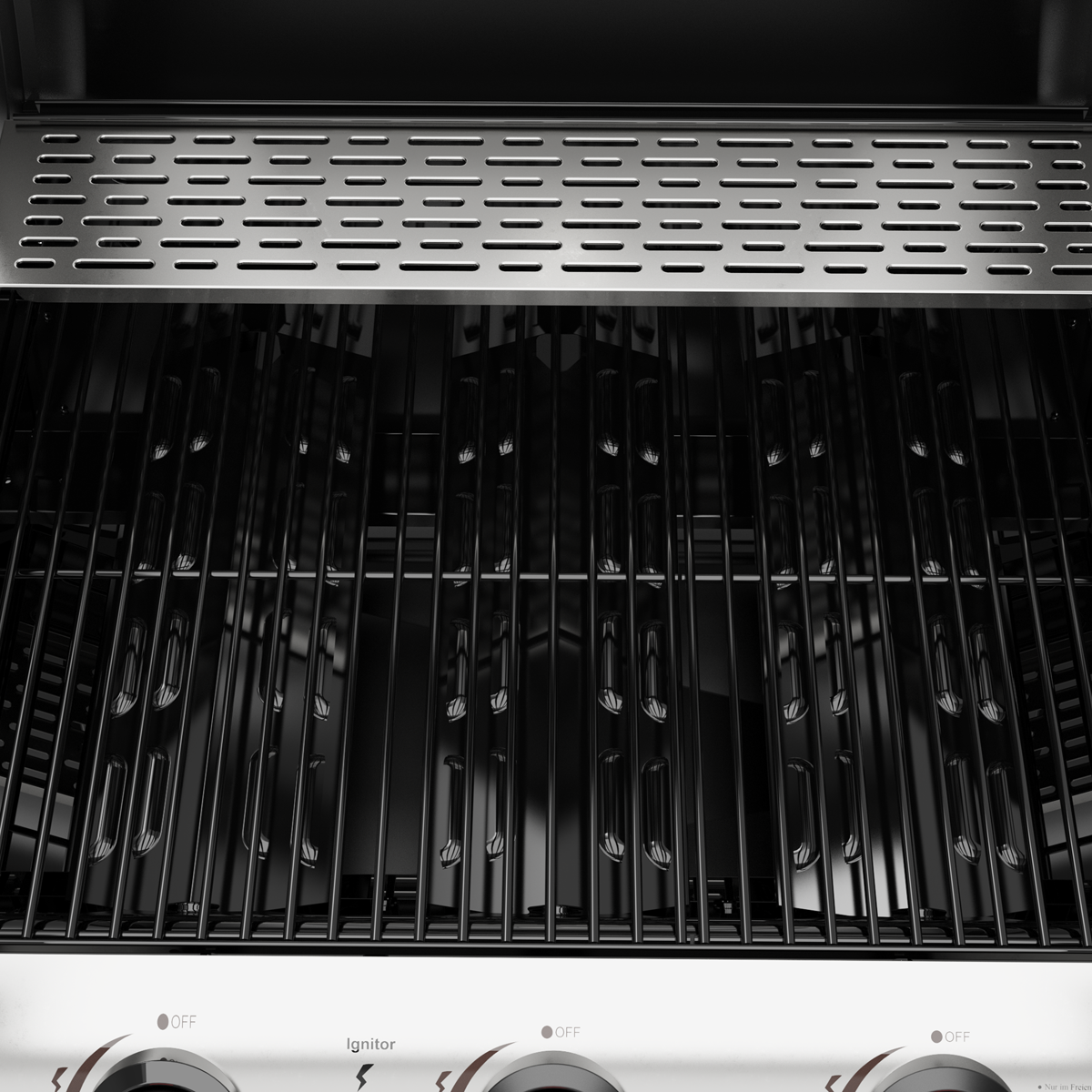 Dellonda 3 Burner Gas BBQ Grill, Ignition & Thermometer, Black (DG14) (Factory Refurbished A)