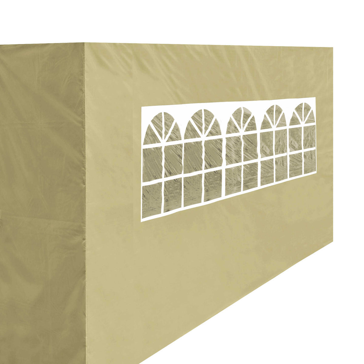 Dellonda Premium Gazebo Side Walls/Doors/Windows, 3x4.5m, Beige (DG150)