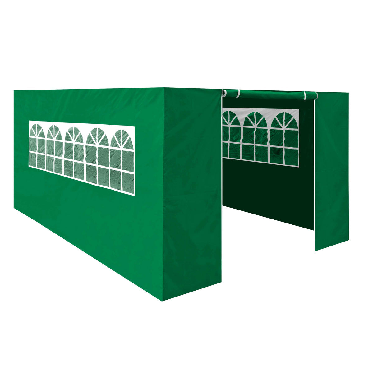 Dellonda Premium Gazebo Side Walls/Doors/Windows, 3x4.5m, Green (DG152)