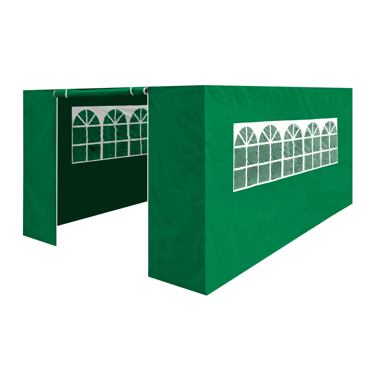 Dellonda Premium Gazebo Side Walls/Doors/Windows, 3x4.5m, Green (DG152)