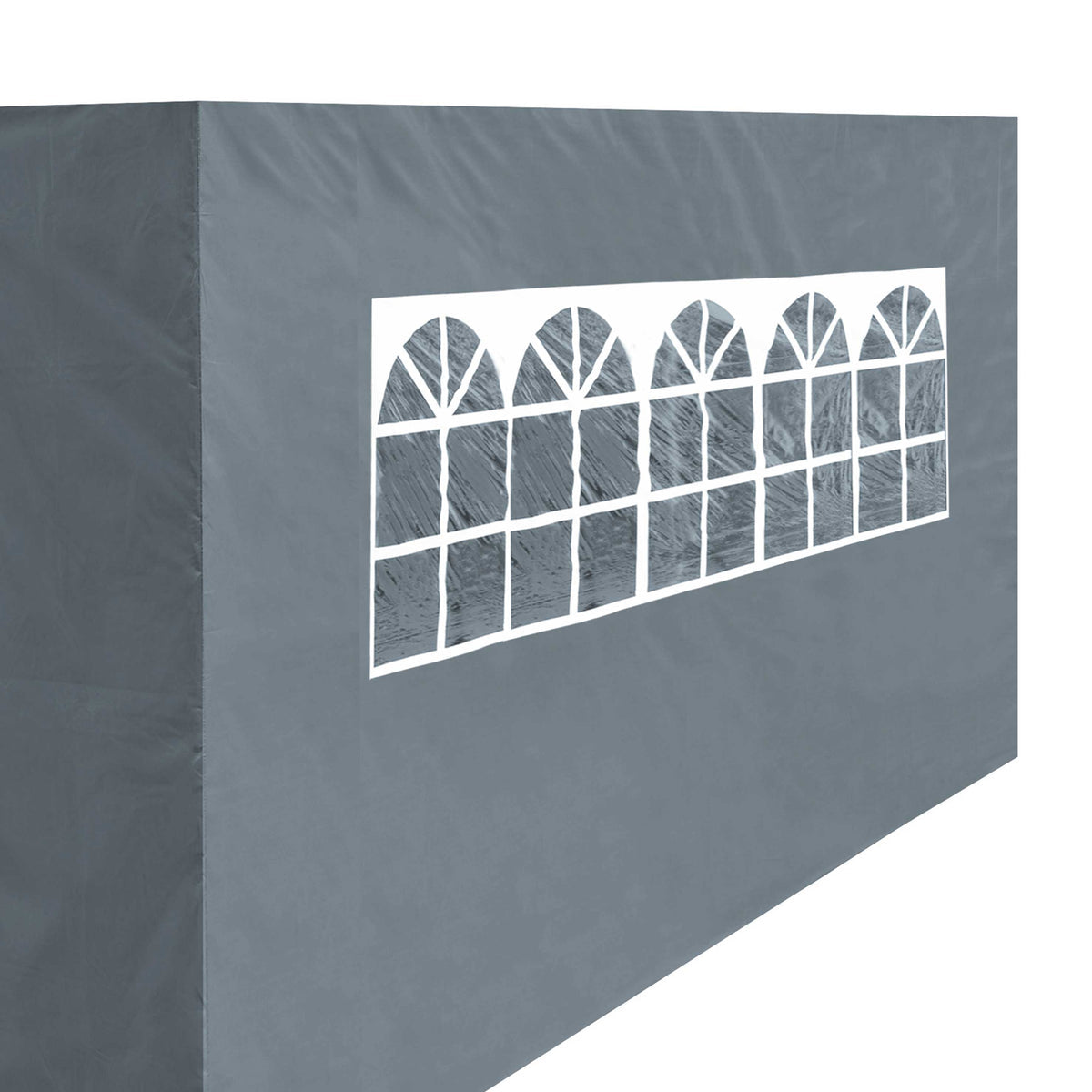 Dellonda Premium Gazebo Side Walls/Doors/Windows, 3x4.5m, Grey (DG153)