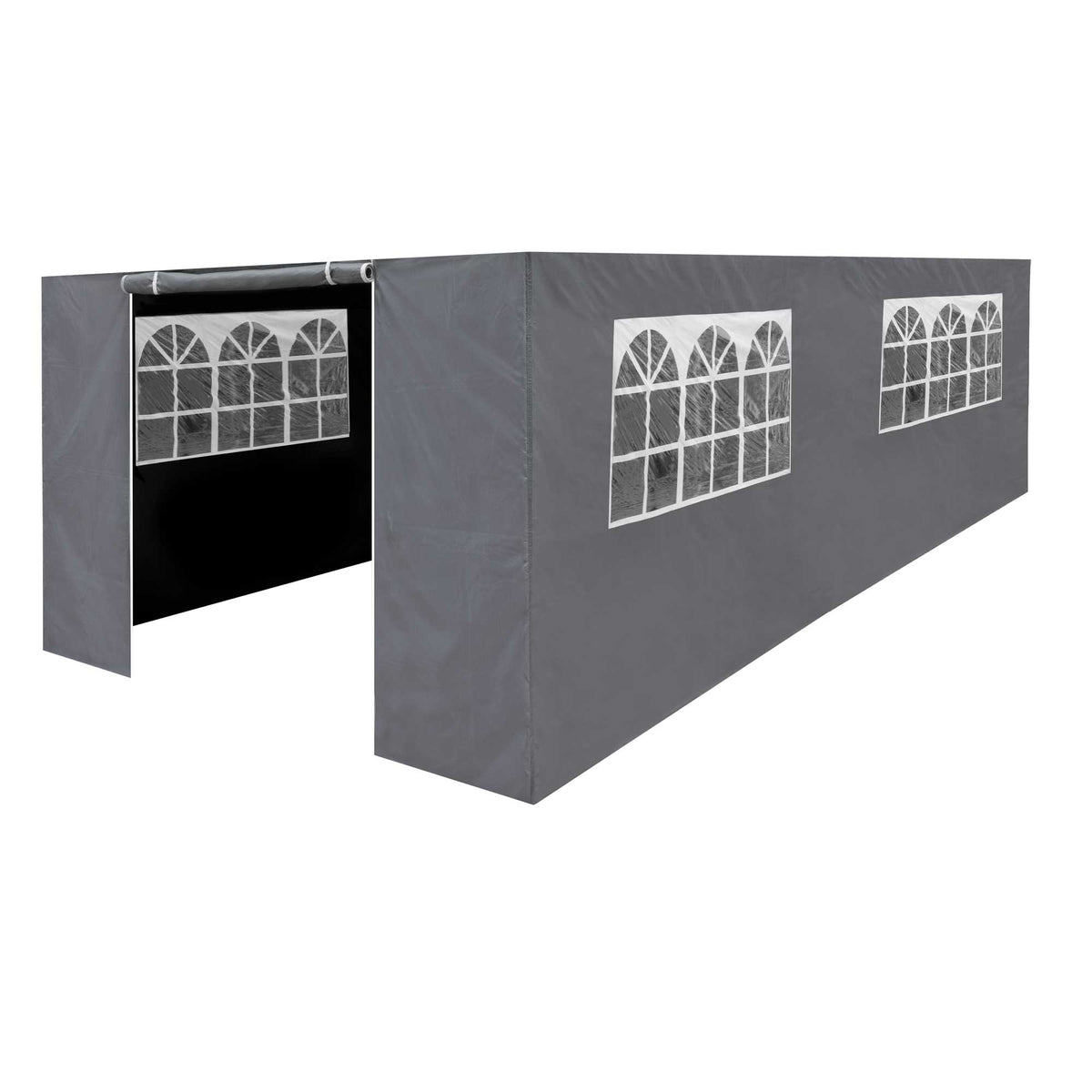 Dellonda Premium Gazebo Side Walls 3x6m Grey