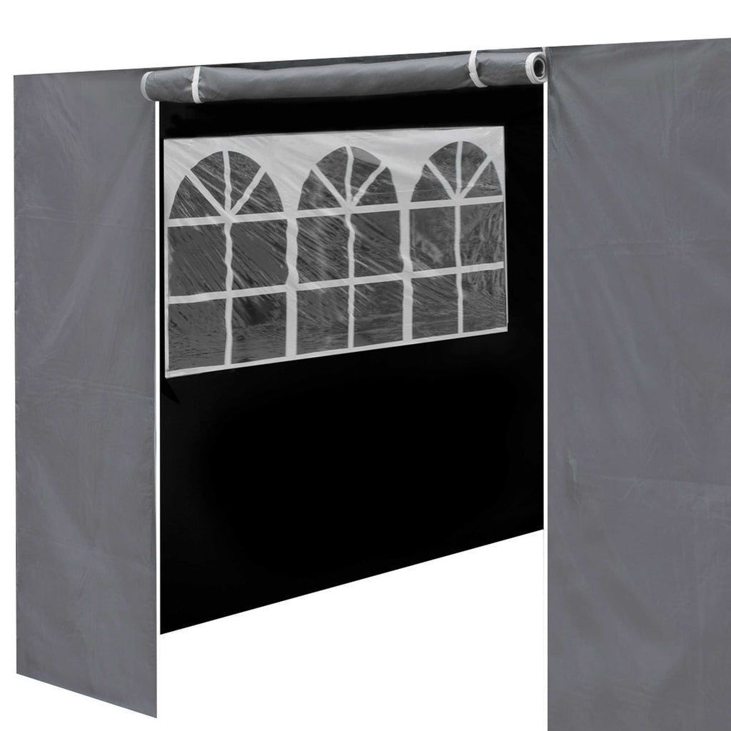 Dellonda Premium Gazebo Side Walls 3x6m Grey