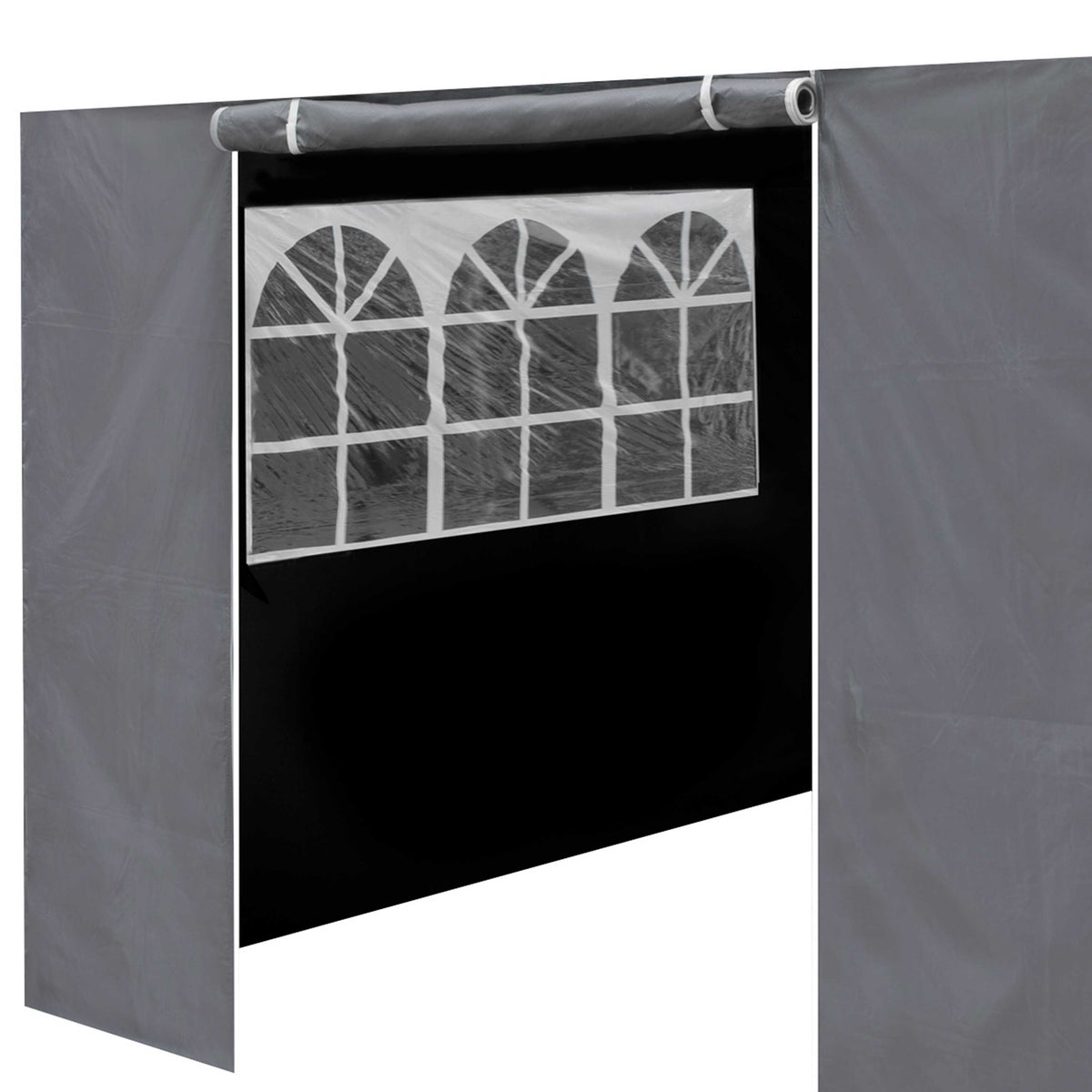 Dellonda Premium Gazebo Side Walls 3x6m Grey