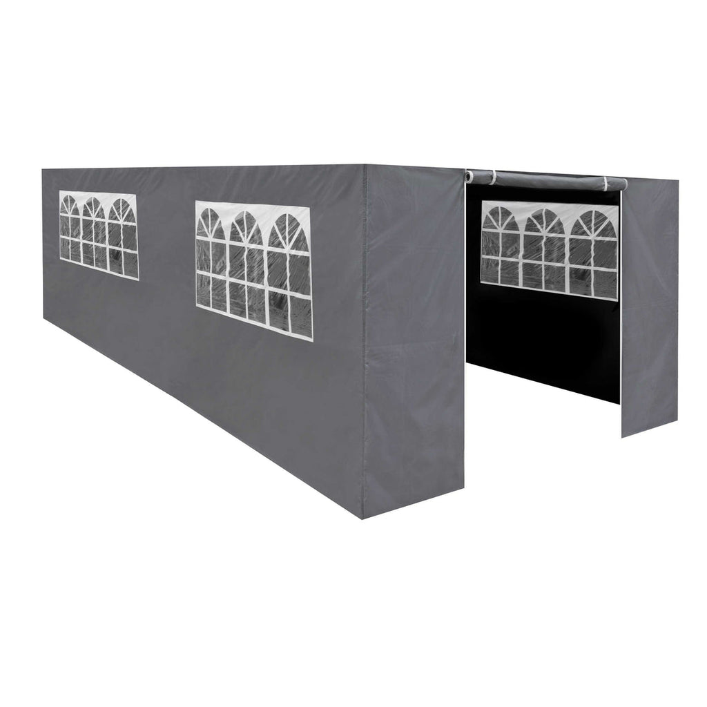 Dellonda Premium Gazebo Side Walls 3x6m Grey