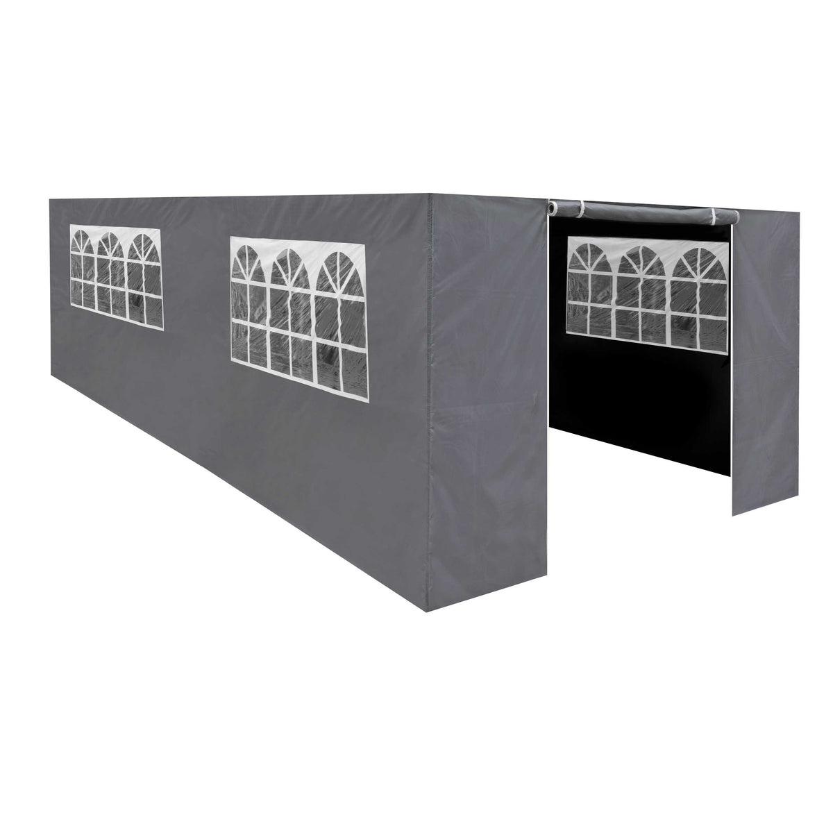 Dellonda Premium Gazebo Side Walls 3x6m Grey