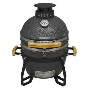 Dellonda Deluxe 16"(40cm) Ceramic Kamado Style BBQ