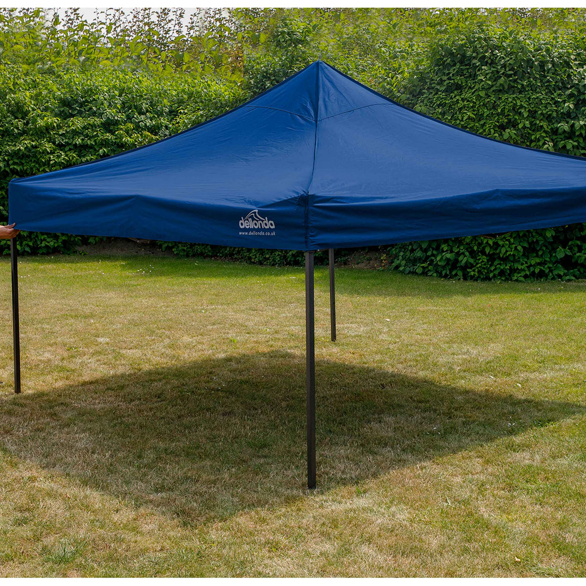 Dellonda Premium Pop-Up Gazebo & Side Walls, Water Resistant, 2x2m, Blue (DG161)