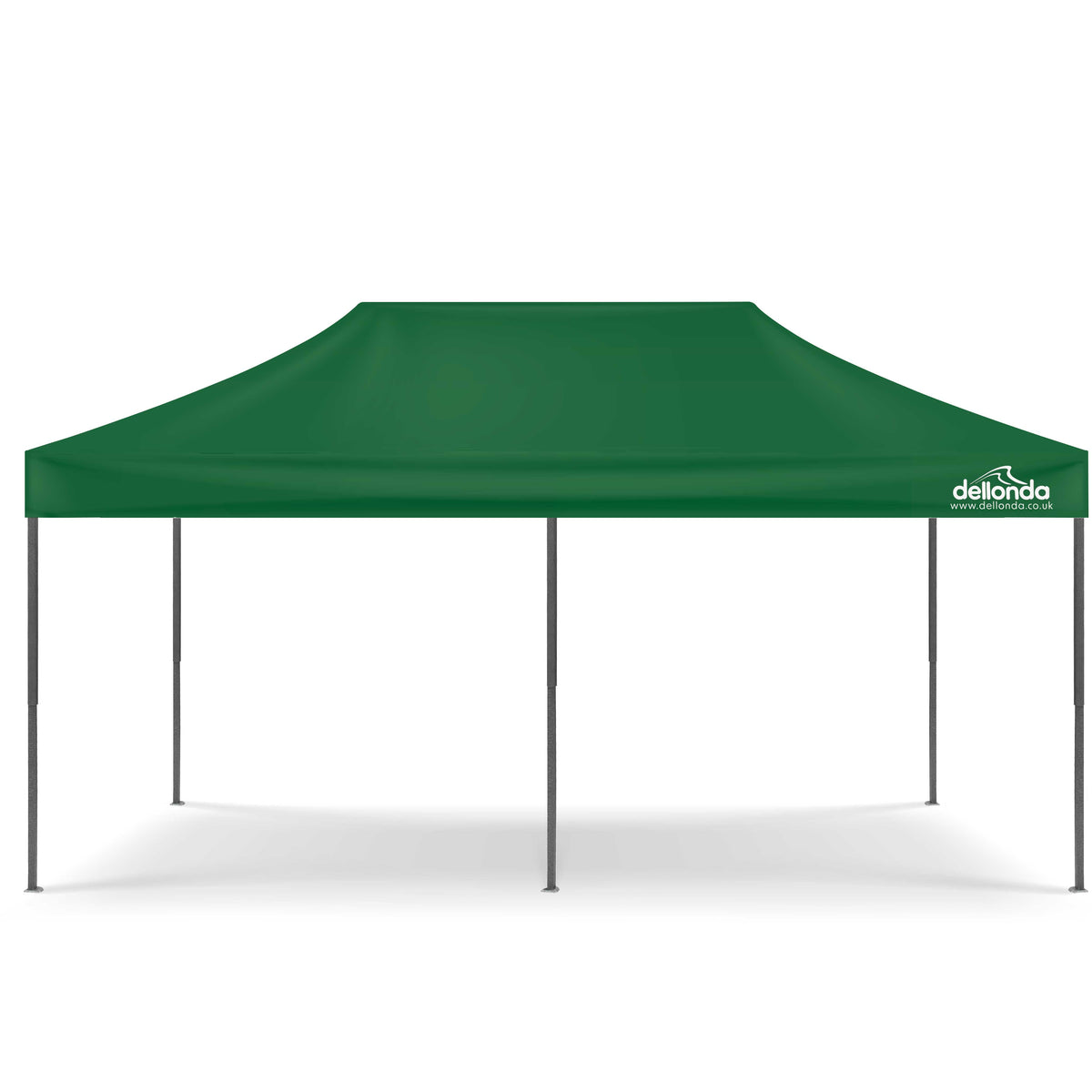 Dellonda Premium Pop-Up Gazebo & Side Walls, Water Resistant, 3x6m, Green (DG174)