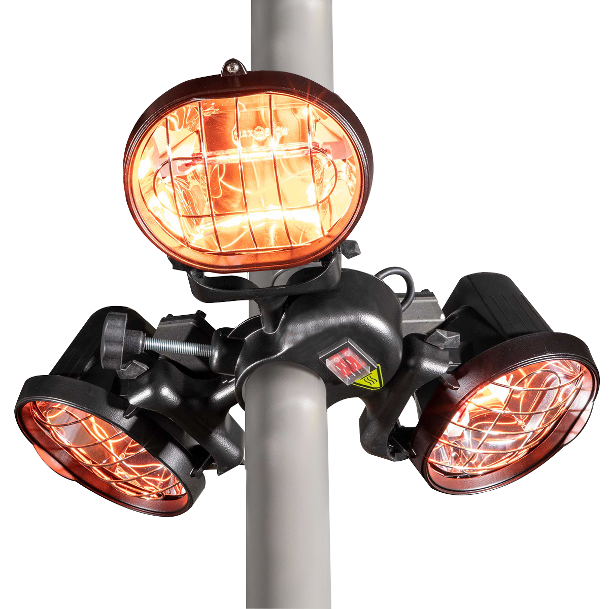 Dellonda Folding Parasol/Gazebo/Patio Infrared Heater