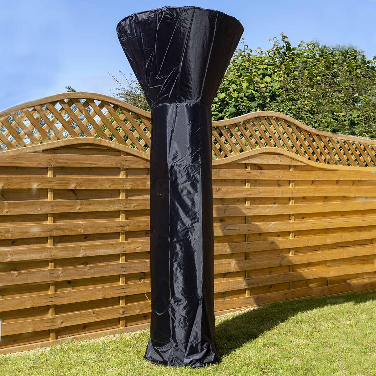 Dellonda PVC Water-Resistant Patio Heater Cover, Black (DG179)