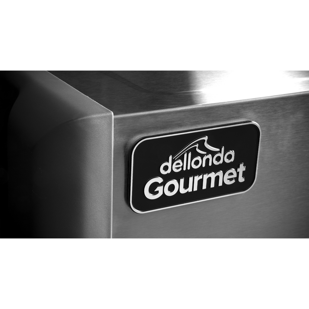 Dellonda 4+1 Burner Deluxe Gas BBQ Grill with Piezo Ignition & Thermometer - Stainless Steel