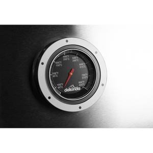 Dellonda 4+1 Burner Deluxe Gas BBQ Grill with Piezo Ignition & Thermometer - Stainless Steel